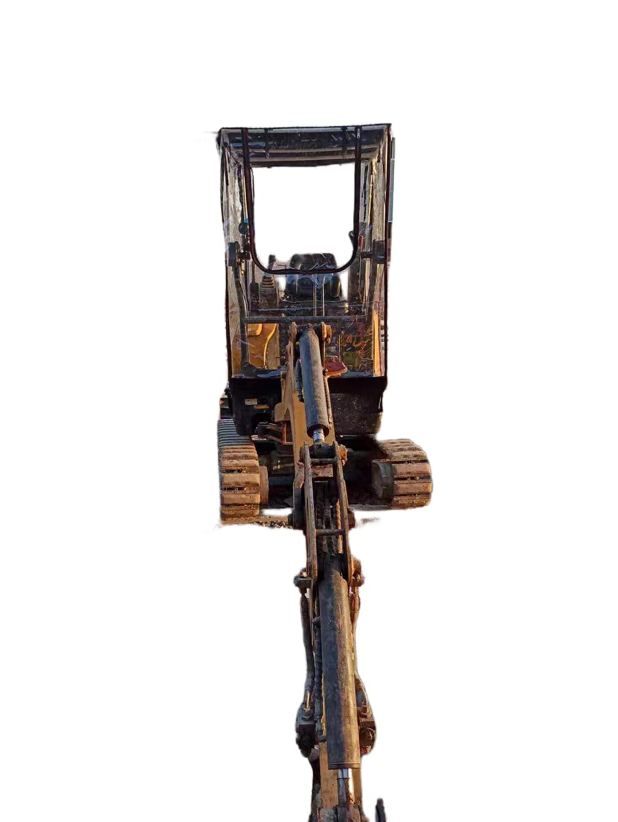 Small excavator cab cover, PVC waterproof protective sun visor, with zipper window design & PVC Flim Compatible with Bobcat E20/Kubota U17 for 1760-3530 lbs, Waterproof UV Rain Protection
