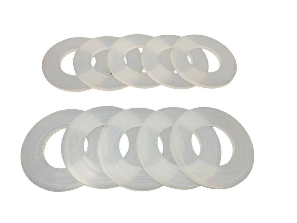 10PCS 30mm Bucket Pin Shim Kit - Heavy Duty Wear-Resistant Washers for Mini Excavator, Skid Steer & Compact Loader, Durable Plastic Shims for Bucket Linkage Repair & Maintenance (3MM)