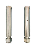 Mini excavator bucket connecting pin, 1.18 inches/30mm x 155mm, replaceable, self-locking nut