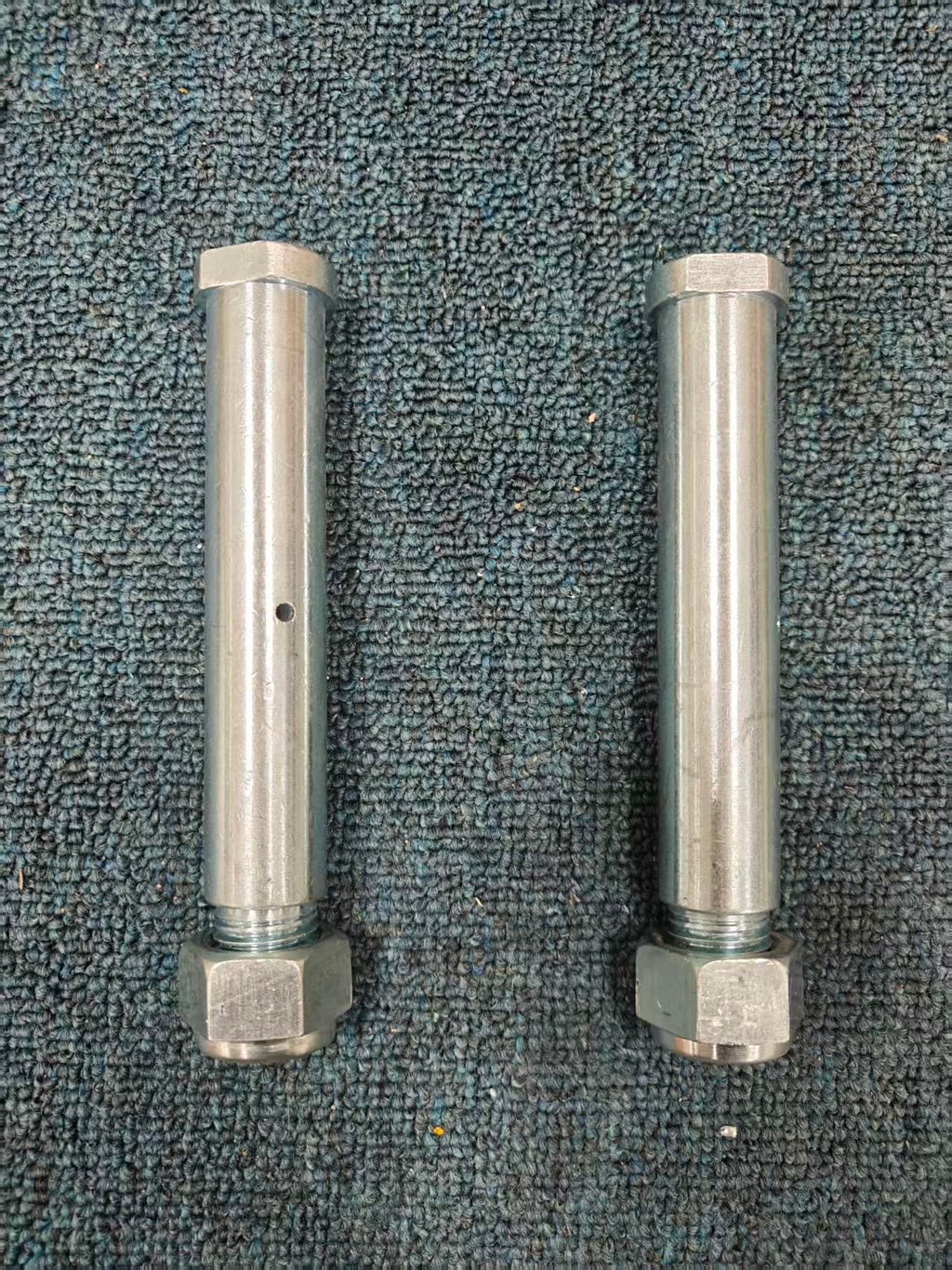 Mini Excavator Bucket Pins 0.98in/25mm Replaceable Agt Mini Excavator Parts/Chinese with Grease Injection Port Mini Excavator Attachment, Mini Excavator Auger Pin - (2 Pack)