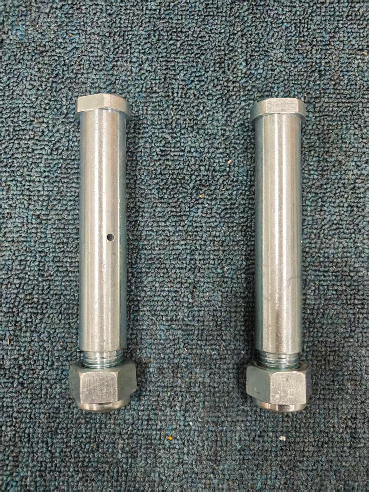 Mini Excavator Bucket Pins 0.98in/25mm Replaceable Agt Mini Excavator Parts/Chinese with Grease Injection Port Mini Excavator Attachment, Mini Excavator Auger Pin - (2 Pack)
