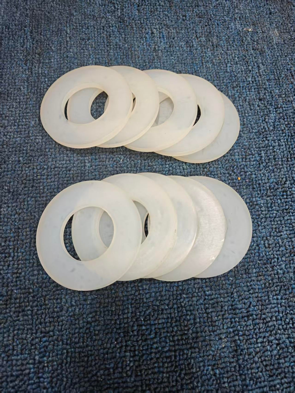 10PCS 35mm Bucket Pin Shim Kit - Heavy Duty Polymer Shims for Excavator & Skid Steer, Universal Fit for Most Compact Construction Equipment, Bucket Pin Repair Washer Kit for Loader