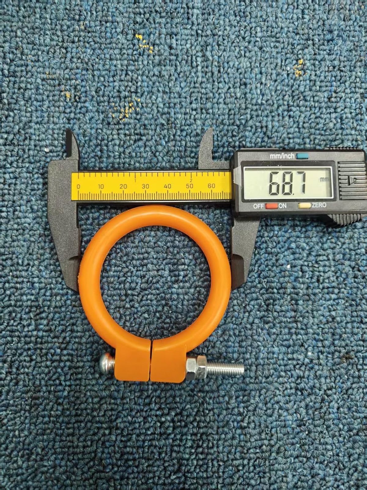 6PCS Excavator Bucket Pin Dust Seal Rings, Heavy Duty Split Clamp Dust Guards for Mini Excavator Bucket Linkage, Wear Resistant, Multiple Sizes Available