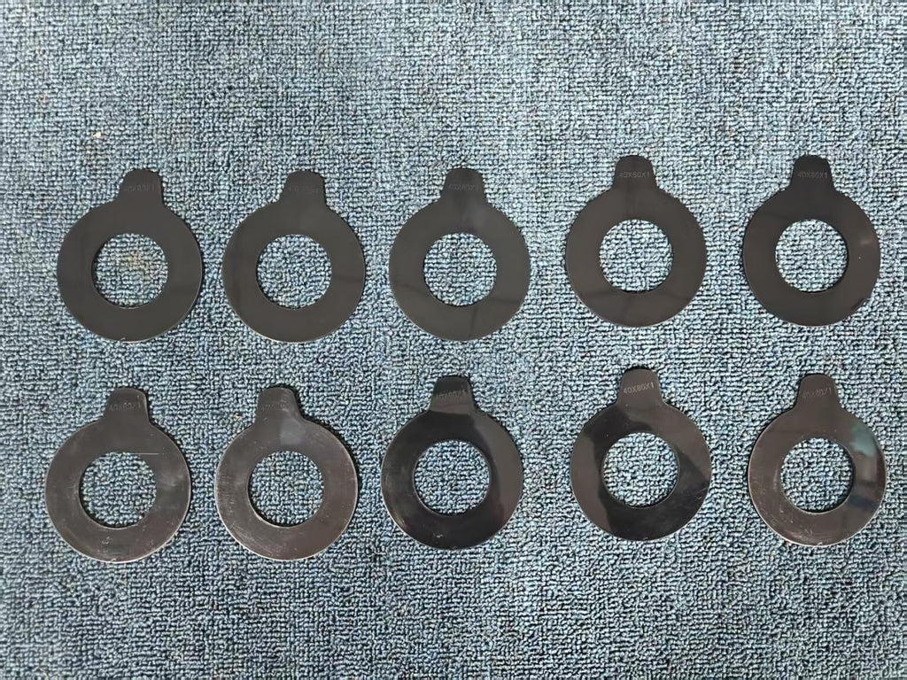10PCS Bucket Pin Shim Kit 40mm for Excavator and Skid Steer. Cat Kubota Deere